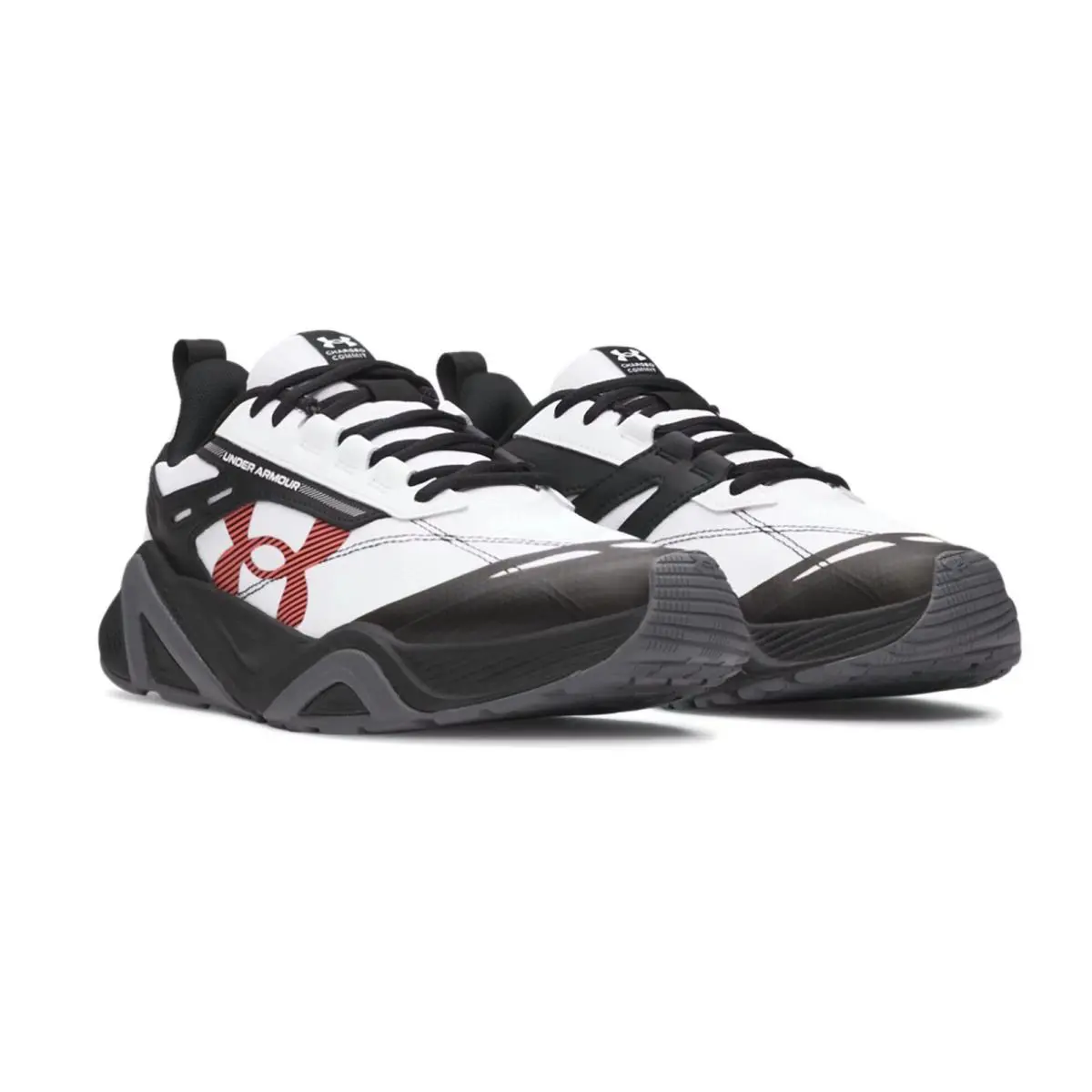 Under Armour shoes - Under Armour Charged Commit TR 5 - White, Manufacturer: White / Black / Venom Red - 103 2