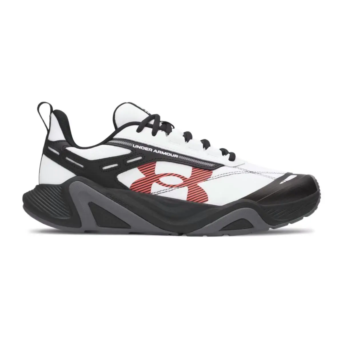 Under Armour shoes - Under Armour Charged Commit TR 5 - White, Manufacturer: White / Black / Venom Red - 103 25