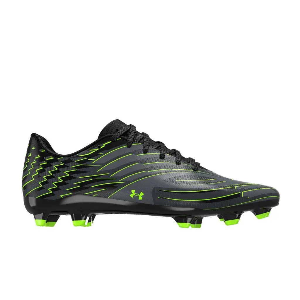 Under Armour Unisex Shadow Select 4 FG Footwear - Agility Outsole For - BlackTitan Gray