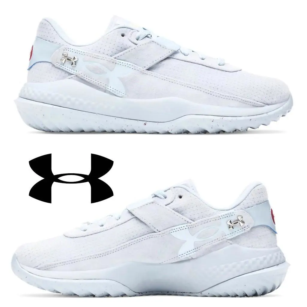 Under Armour Harper 10 Pro Turf Shoes Men`s Sneakers Training Casual Sport - Blue, Manufacturer: Blue Calm / Stone