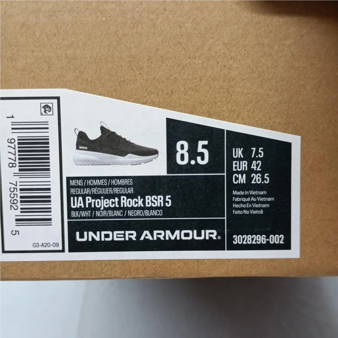 Under Armour shoes - Under Armour Project Rock BSR 5 - 3028296 - Black 7