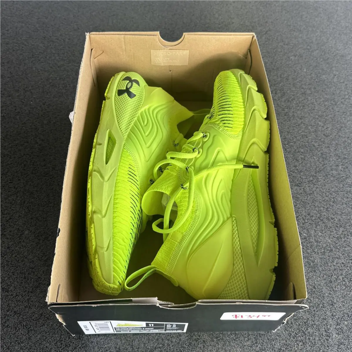 Under Armour shoes - Under Armour HOVR Phantom - HOVR Phantom - 3024154-307 - Yellow (UPC: 0195252928988) 13