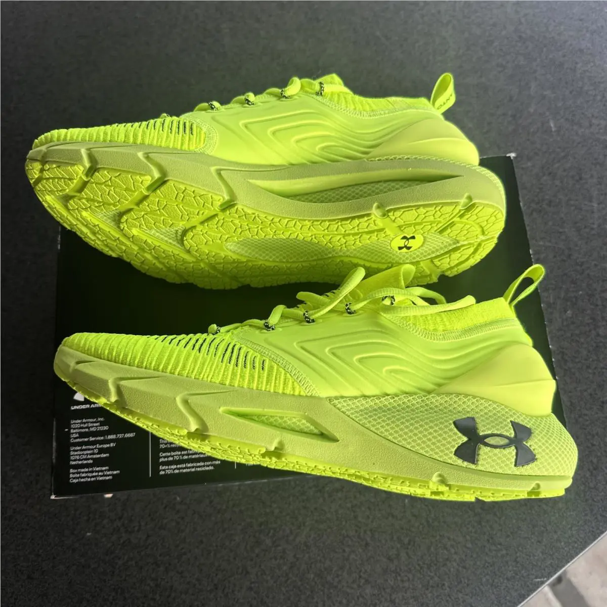 Under Armour shoes - Under Armour HOVR Phantom - HOVR Phantom - 3024154-307 - Yellow (UPC: 0195252928988) 1