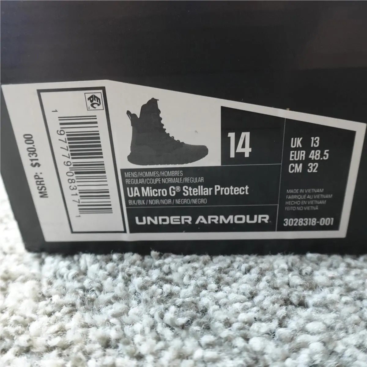 Under Armour shoes - Stellar - Stellar - 3028314-001 - Black 6