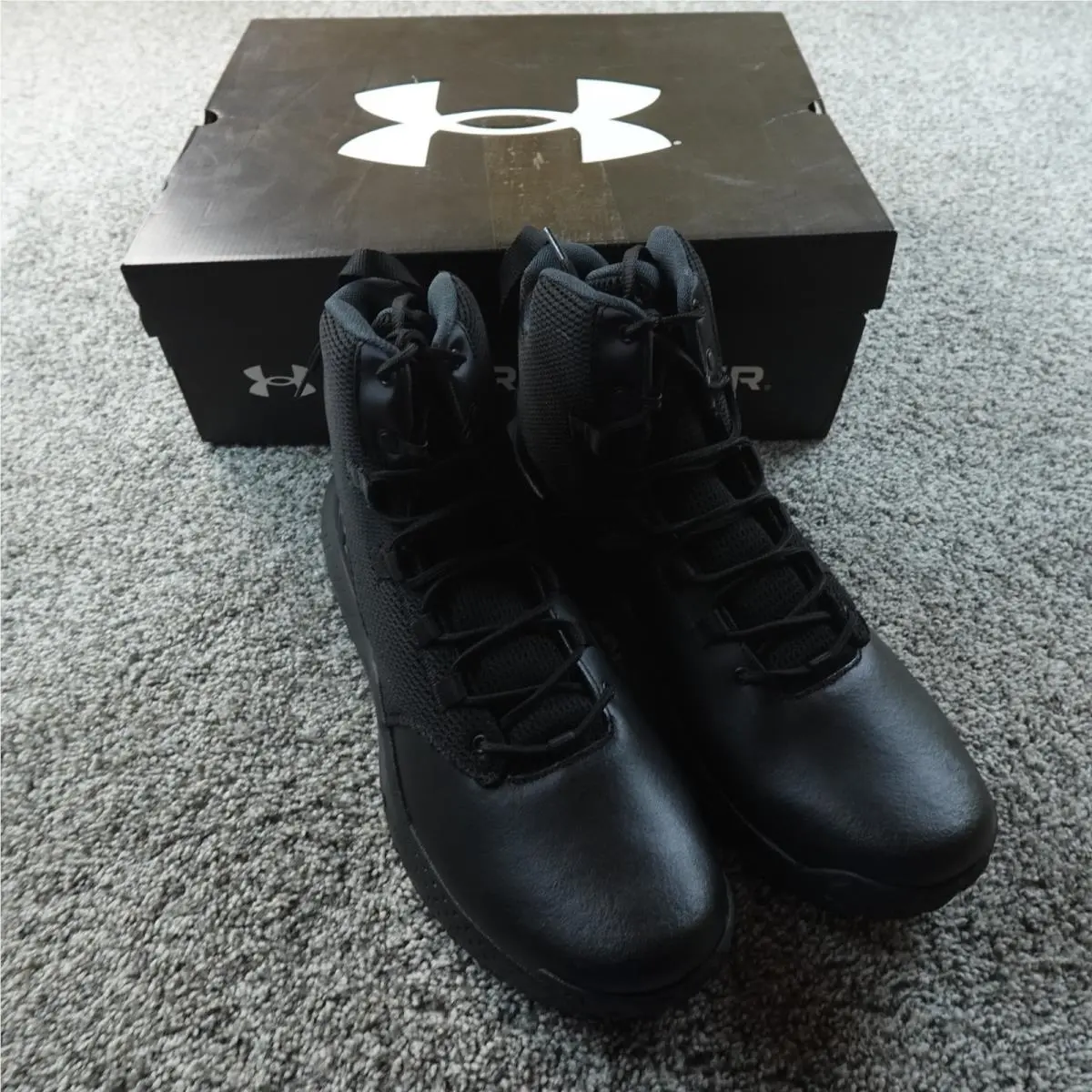 Under Armour Boots Mens 14 Black UA Micro G Stellar Mid Tactical Combat Shoes