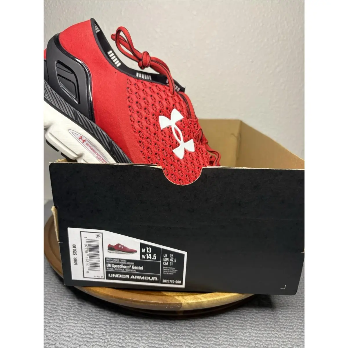 Under Armour shoes - Under Armour Speedform Gemini - Speedform Gemini - 3026770-600 - Red 3