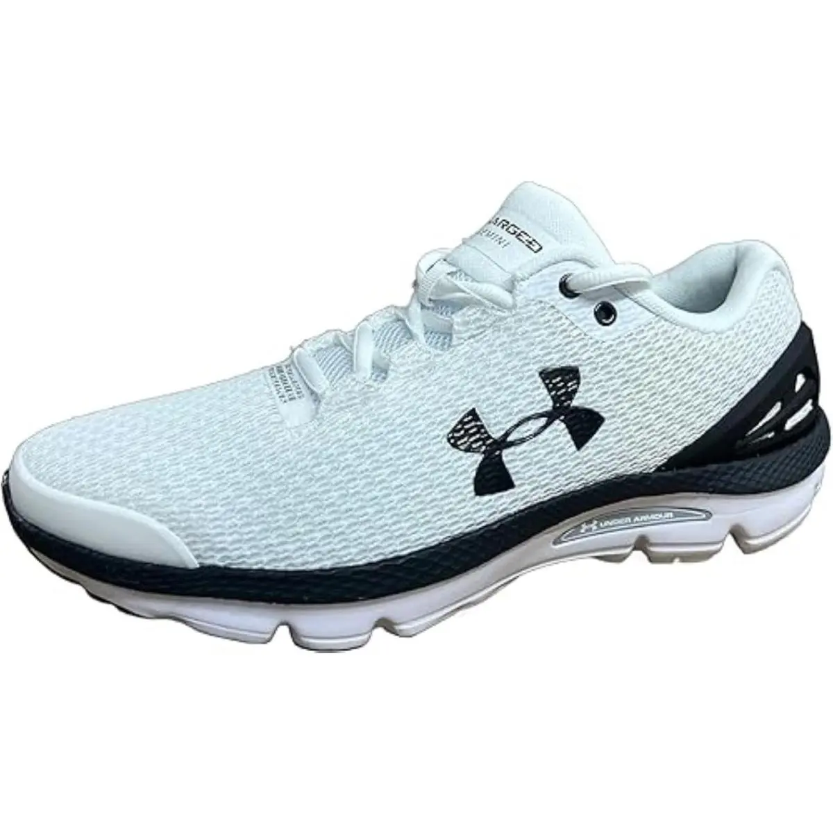 Size 11.5 - Under Armour Charged Gemini White Black - White