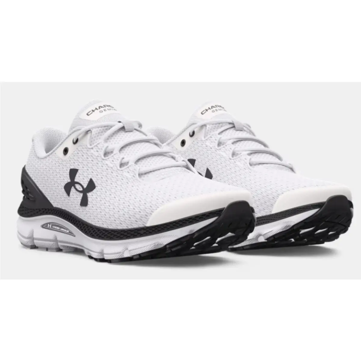 Under Armour Charged Gemini Running Shoes White Mens 11.5 3026501