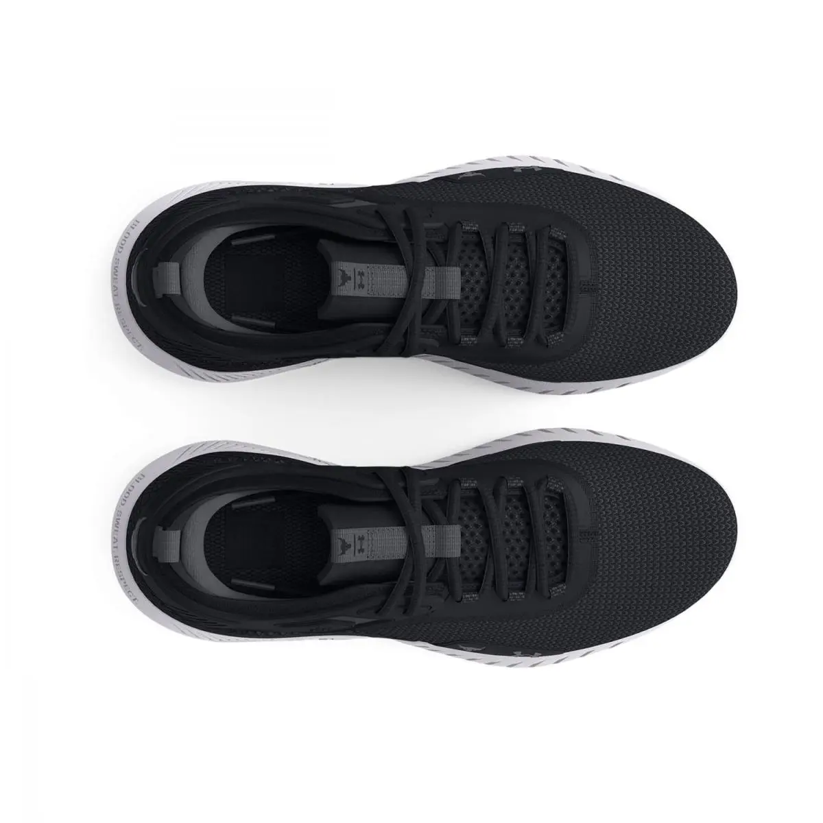 Under Armour Mens Project Rock 5 Running Training Shoes Black 10 Medium D B - BLACK/WHITE