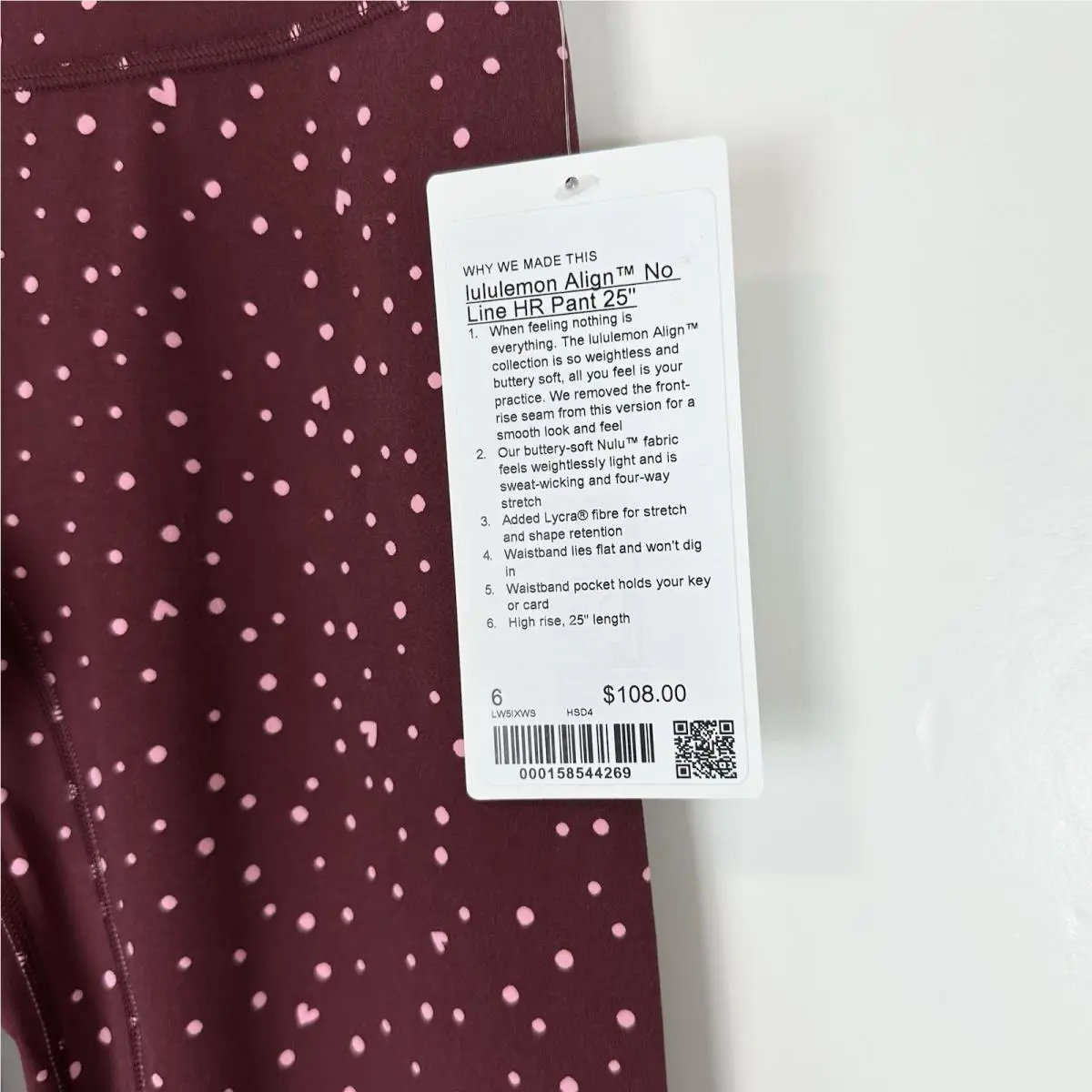 Lululemon clothing - Burgundy 2