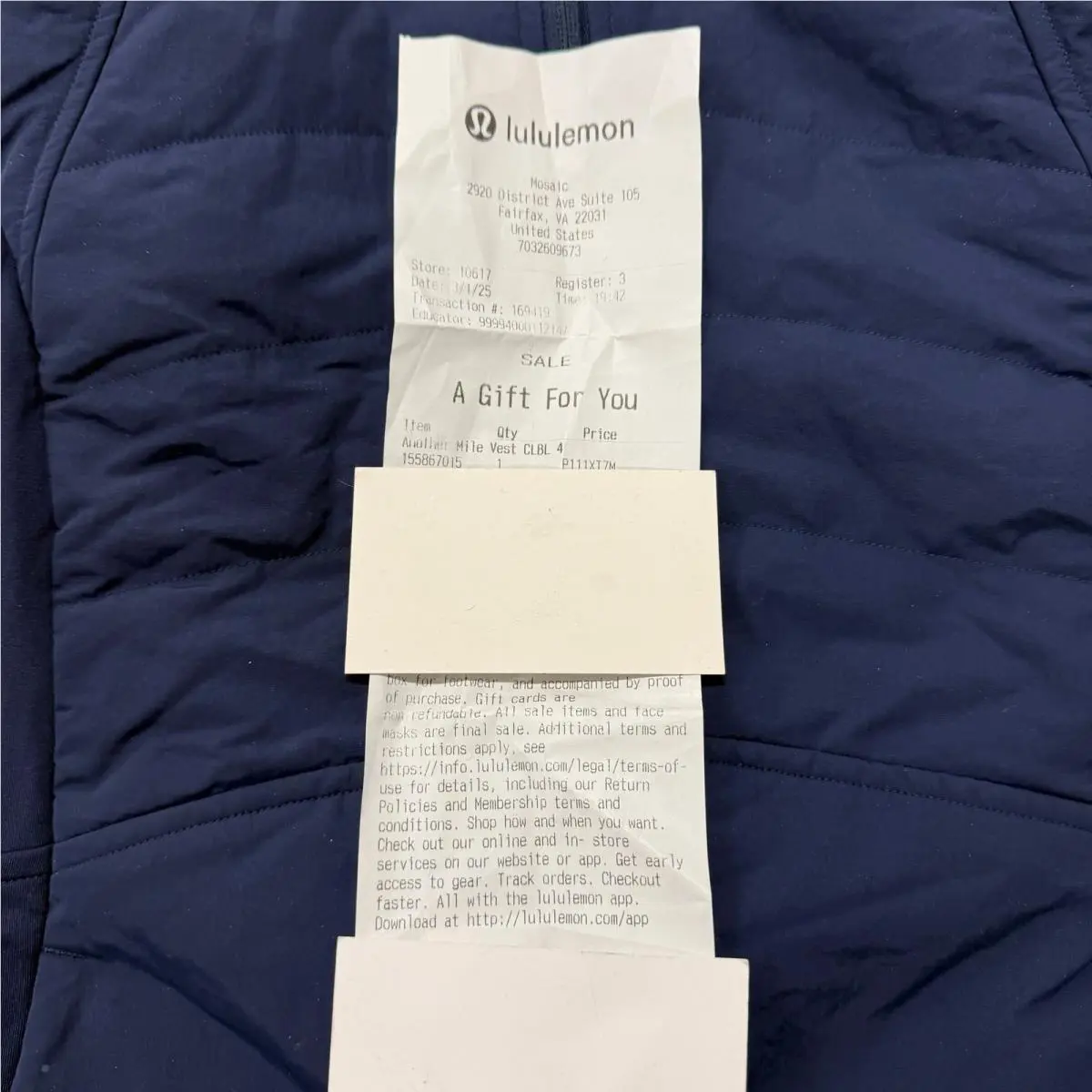Lululemon clothing - Another Mile Vest - Another Mile Vest - Blue 13