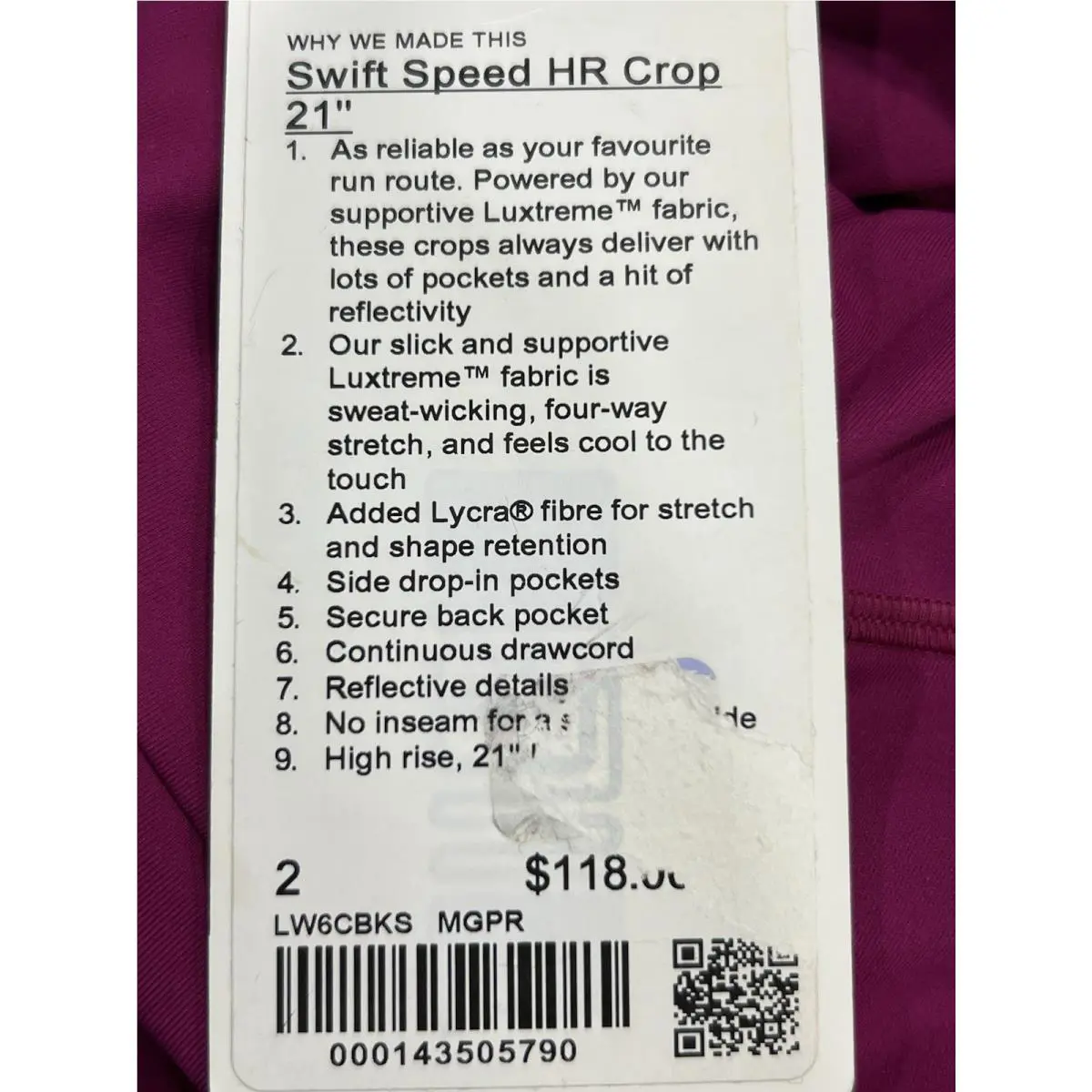 Lululemon clothing - Pink 1