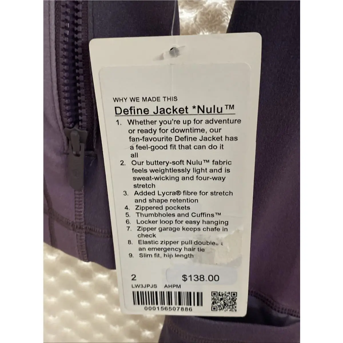 Lululemon clothing - Purple 2