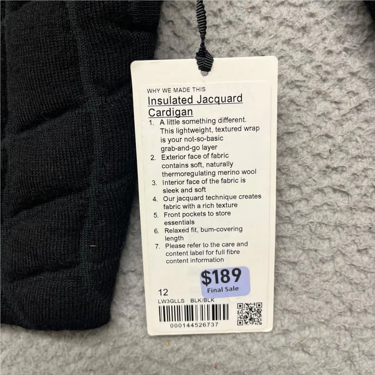 Lululemon clothing - Black 3