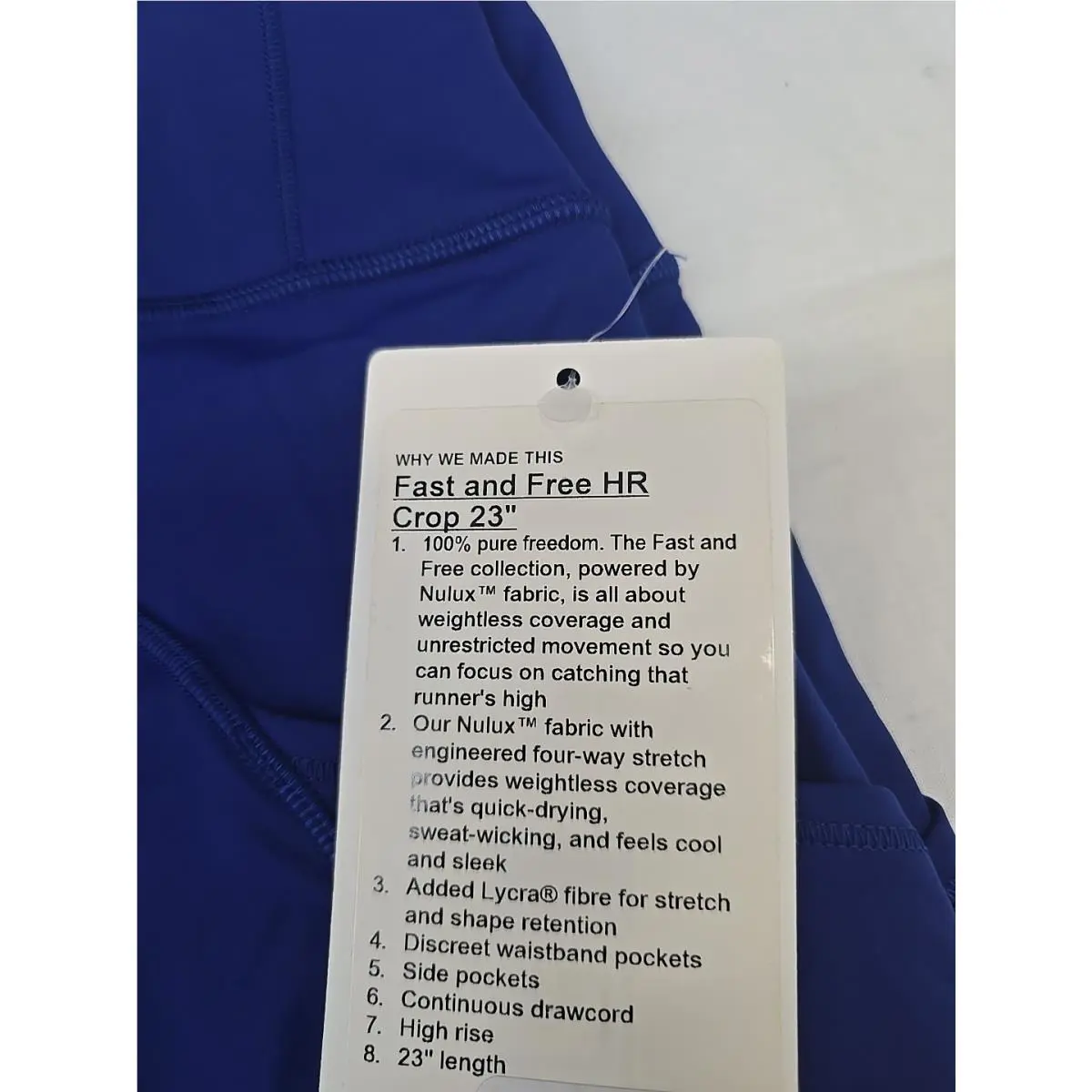 Lululemon clothing - Blue 4