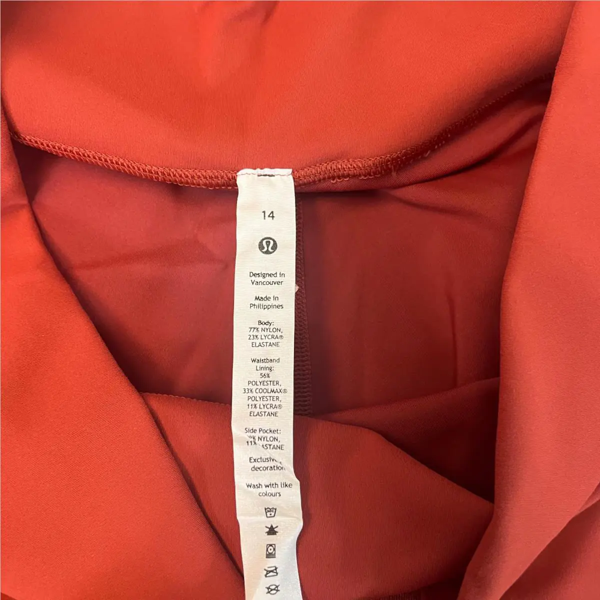 Lululemon clothing - Red 2