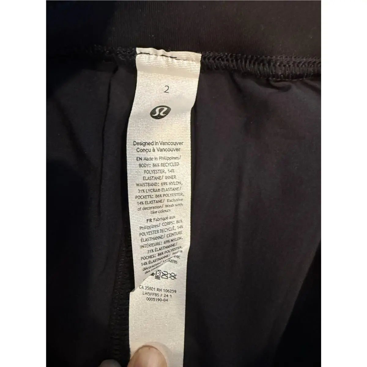 Lululemon clothing - Swift Wide-Leg Mid-Rise Pant - Swift Pant - LW5FFBS - Black 2