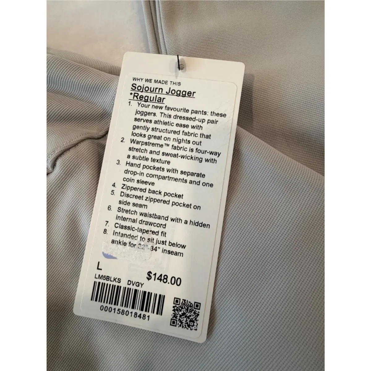 Lululemon clothing - Gray 1