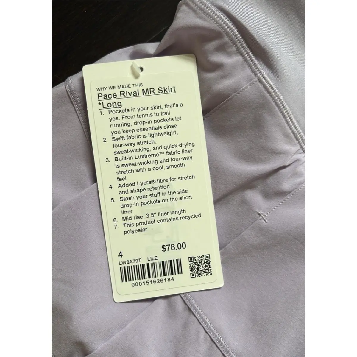 Lululemon clothing - Purple 3