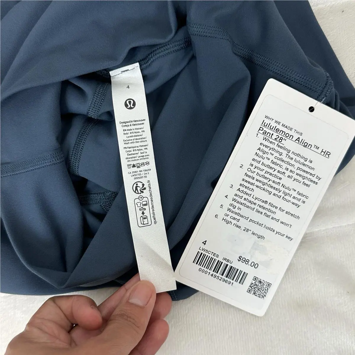 Lululemon clothing - Blue 6