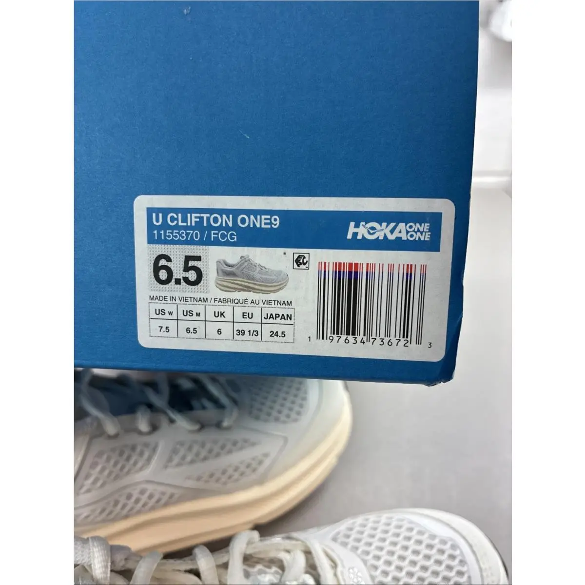 Hoka shoes - Hoka One One HOKA Clifton 9 - 1155370 FCG - White 7