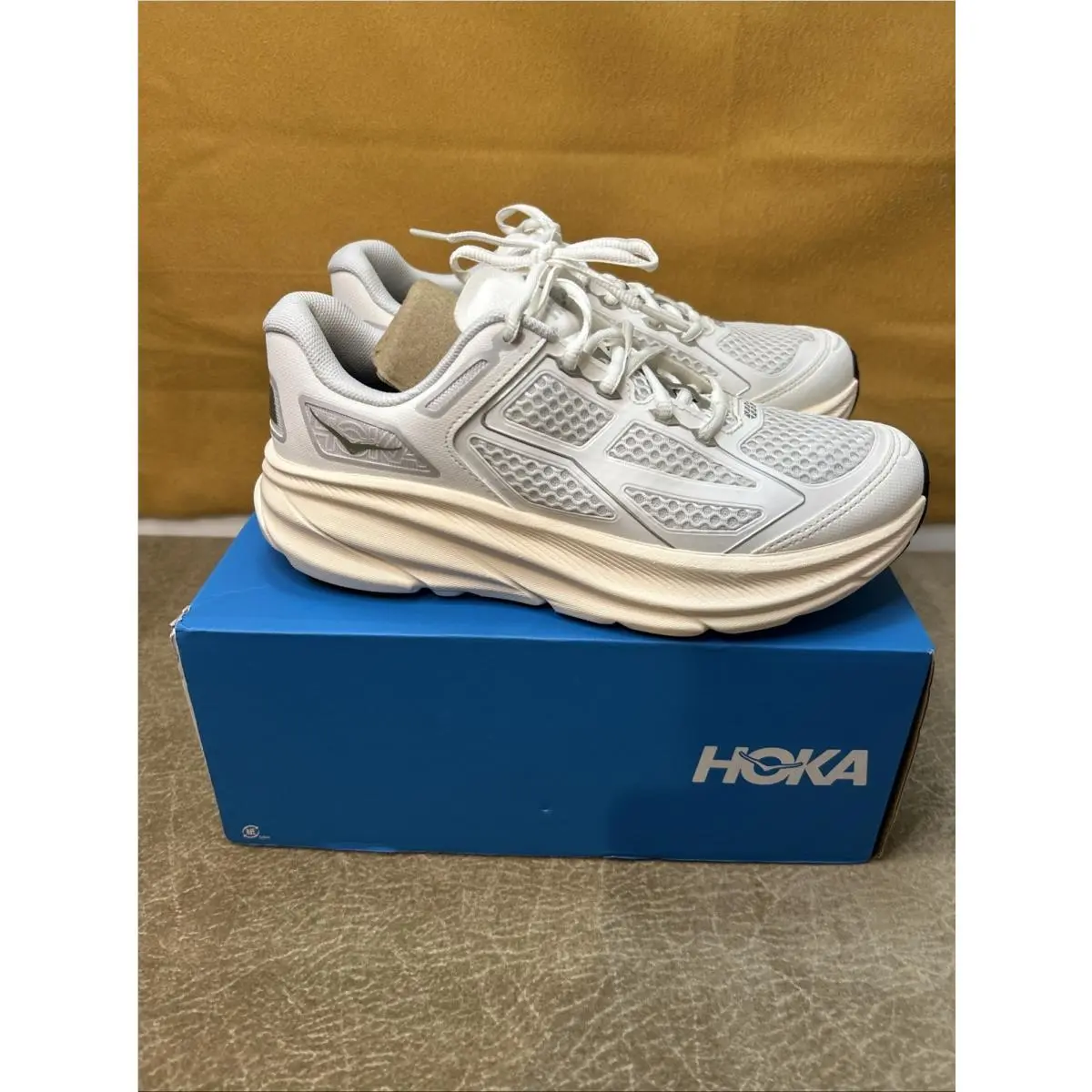 Hoka shoes - Hoka One One HOKA Clifton One9 - 1155370-FCG - Gray, Manufacturer: Frost/Cosmic Grey (UPC: 0197634736778) 3
