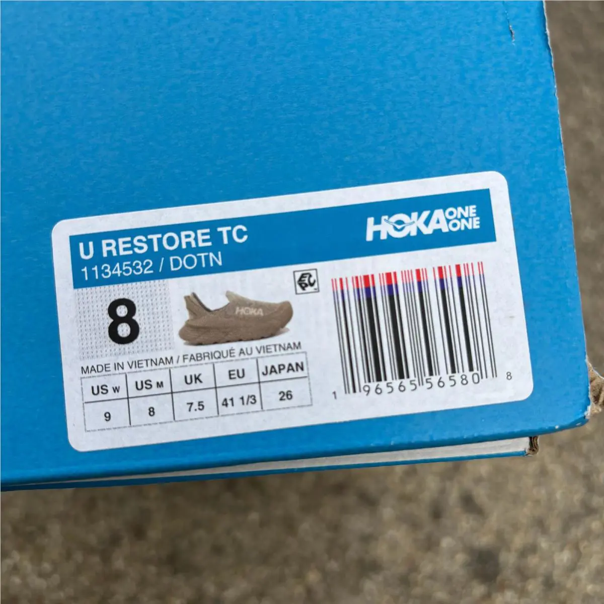 Hoka shoes - Light Brown (UPC: 196565566263) 8