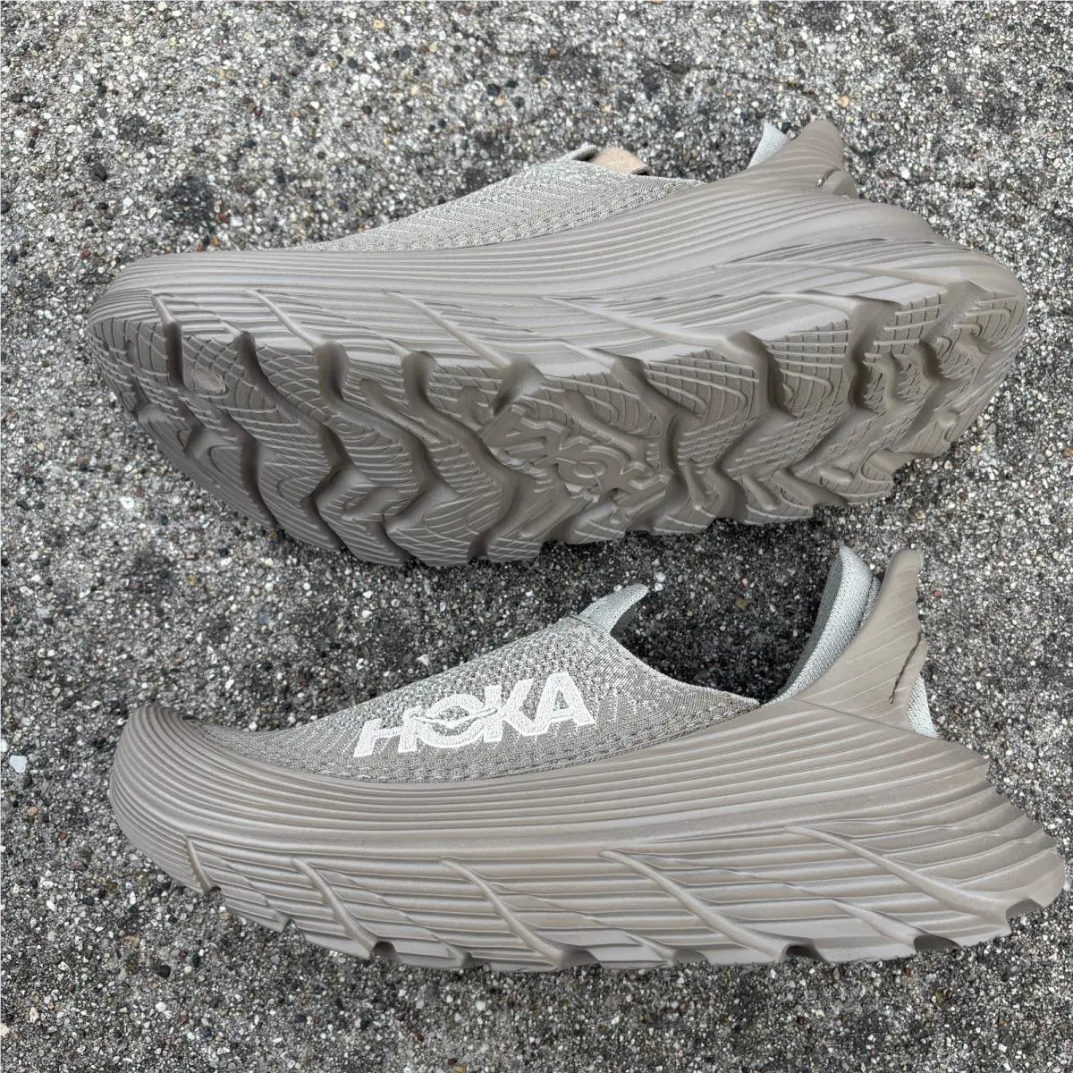 Hoka shoes - Light Brown (UPC: 196565566263) 2