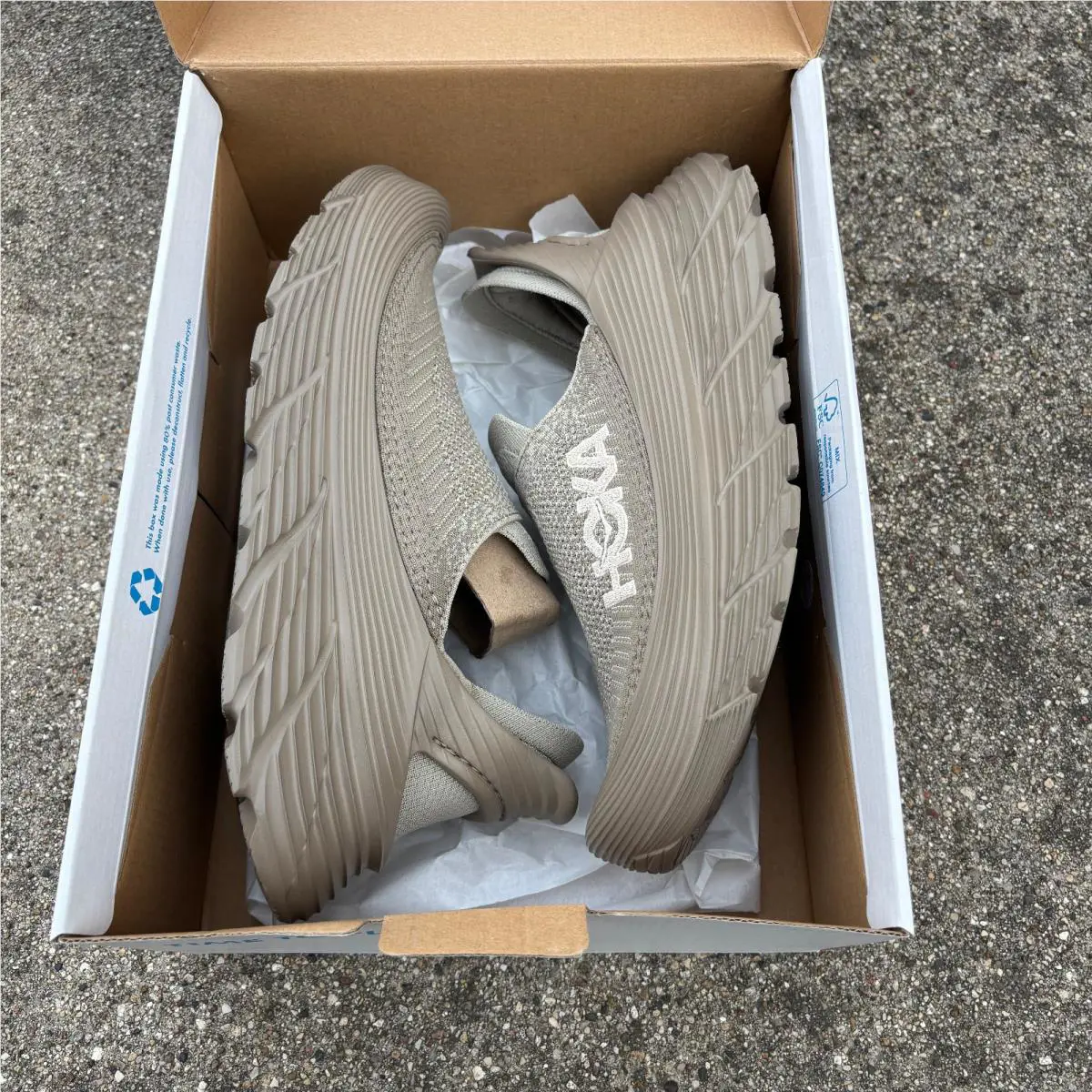 Hoka shoes - Light Brown (UPC: 196565566263) 5
