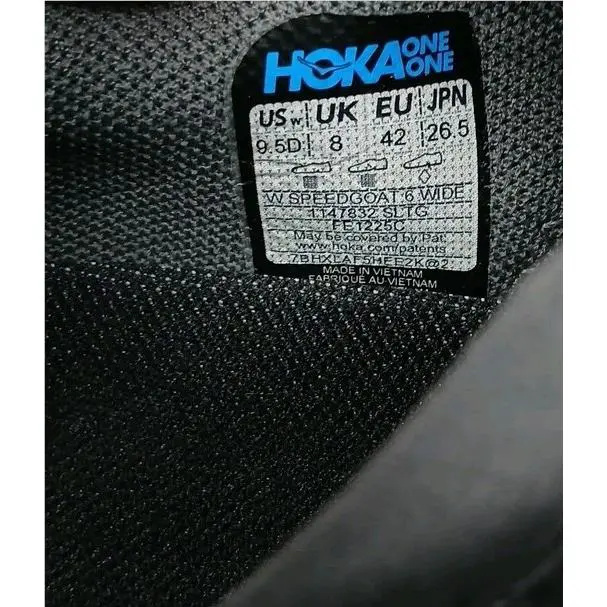 Hoka shoes - Hoka one one Speedgoat 6 - 1147832/SLTG - Gray (UPC: 198605140570) 13