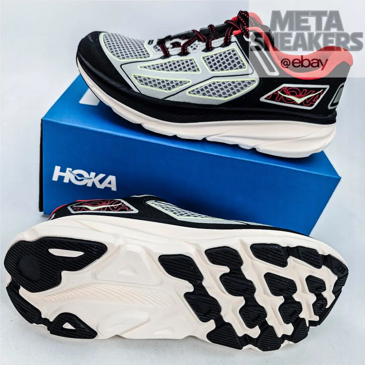 Hoka shoes - Hoka One One Clifton One9 - 1155370 HBN - Black 8