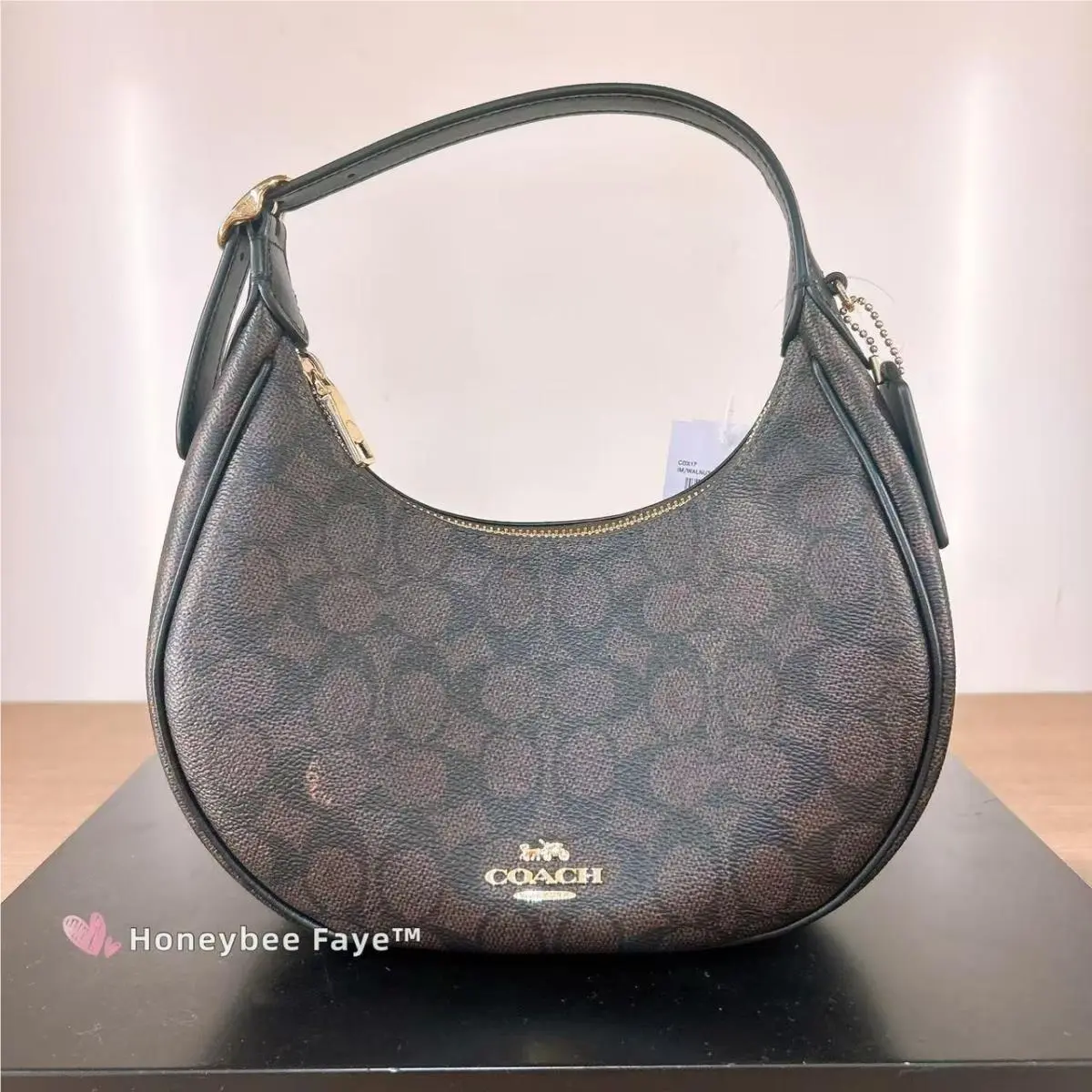 Coach Emily Shoulder Bag In Signature Canvas/with Quilting CDX21/CDX17/CDX34