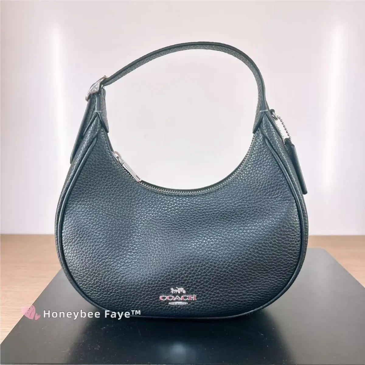 Emily Shoulder Bag In Signature Canvas/with Quilting CDX21/CDX17/CDX34 CDW87 Silver/Black by Coach