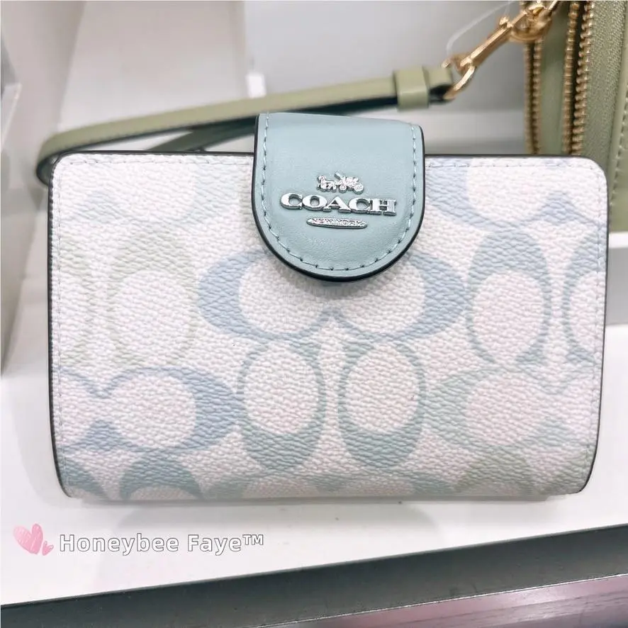 Coach Medium Corner Zip Wallet CEC30/CEC31/CEC32 In Pretty/with Floral