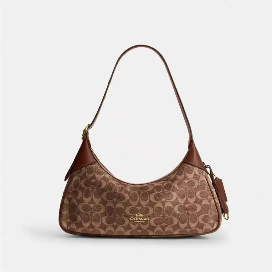 Coach  bag  - Light Khaki/Vintage Brown, Exterior: Multicolor