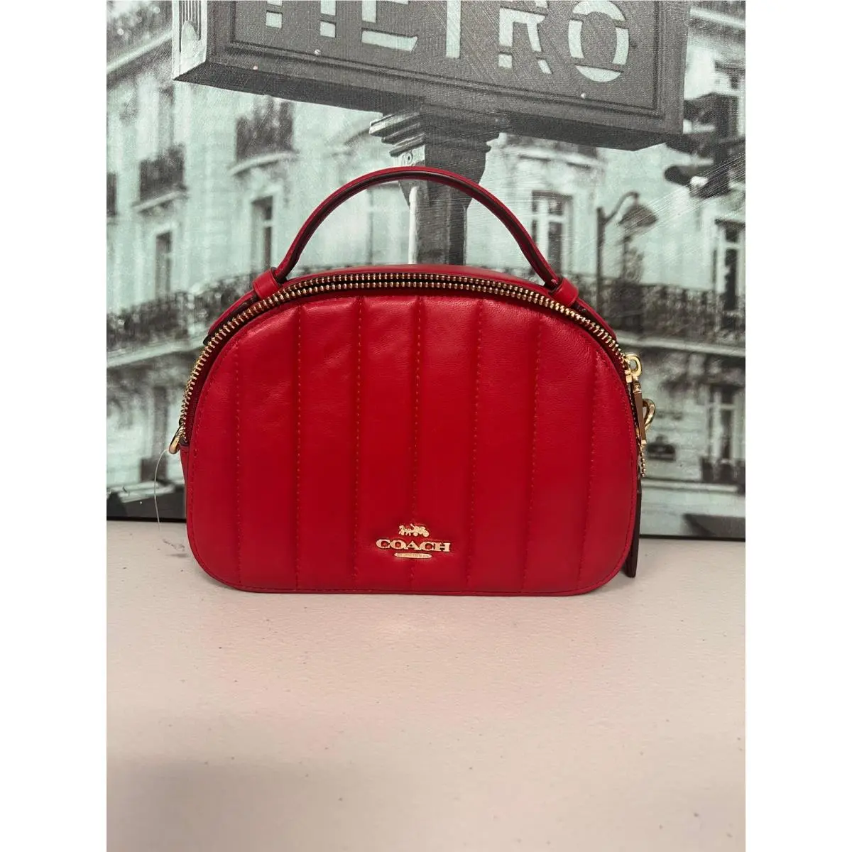 Coach C7259 Serena Satchel with Linear Quilting