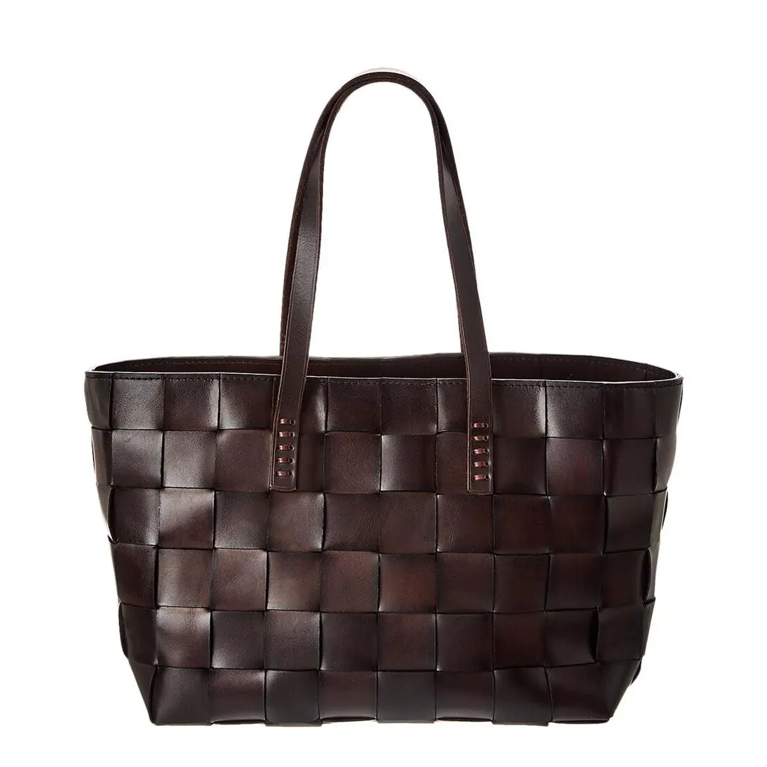 Coach Dragon Diffusion Japan Tote Leather Tote Women`s Brown