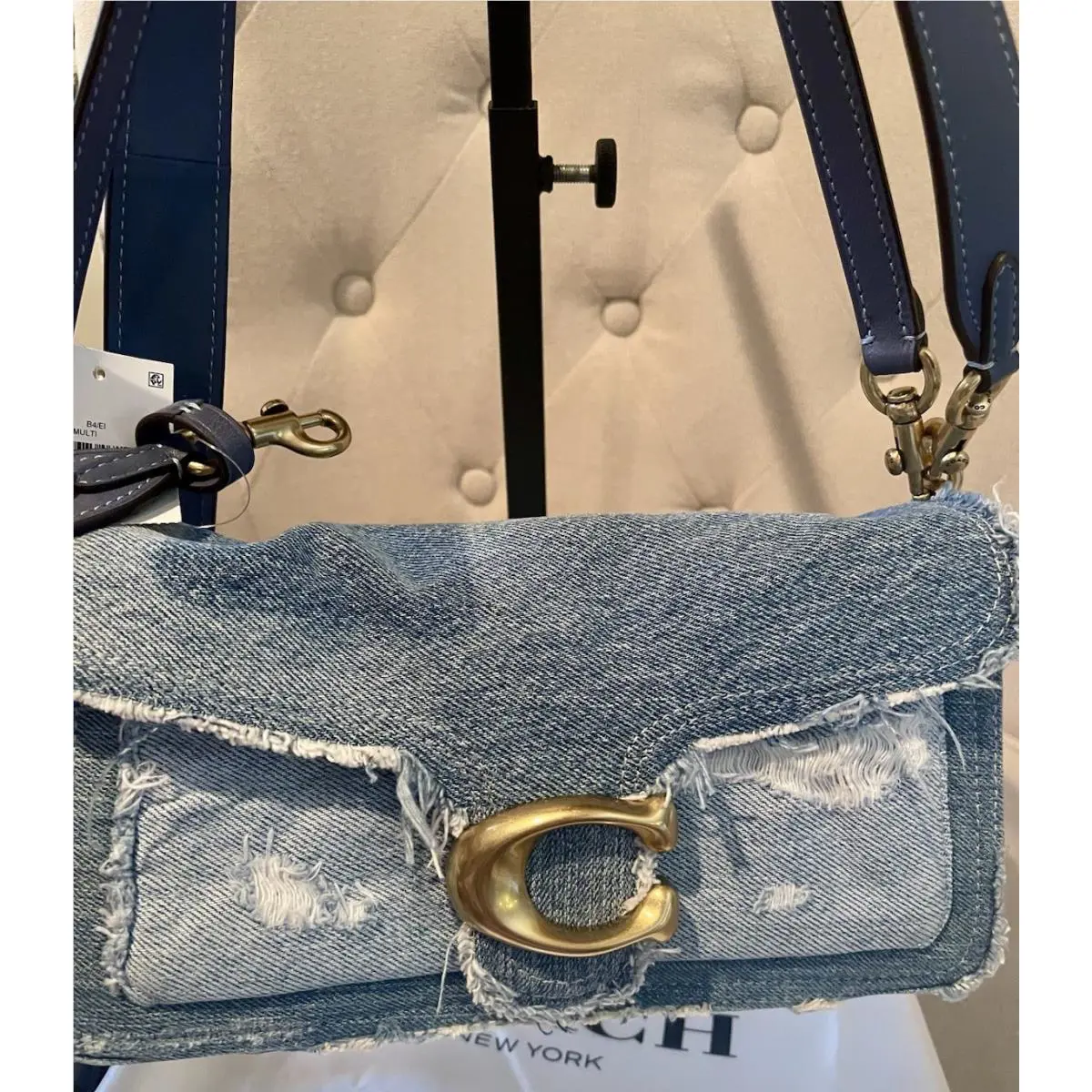 Coach Tabby 26 Repurposed Love Worn Patchwork Denim SB