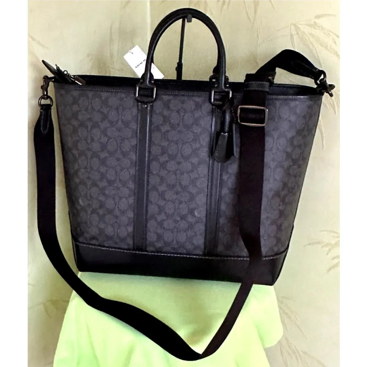 Metropolitan Carryall Bag:nwt Charcoal CY791 Retail: by Coach