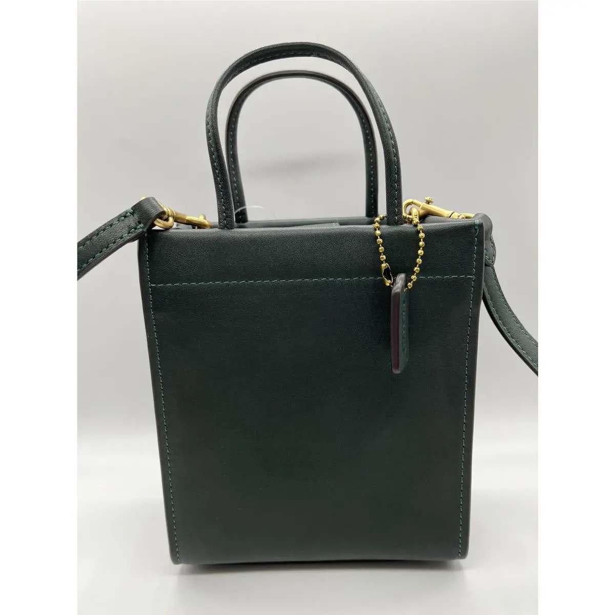 Coach Mini Cashin Tote Green Style C4828 Leather