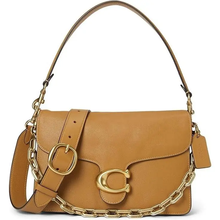 Coach Womens Chain Tabby Shoulder Bag Honey Brown One Size