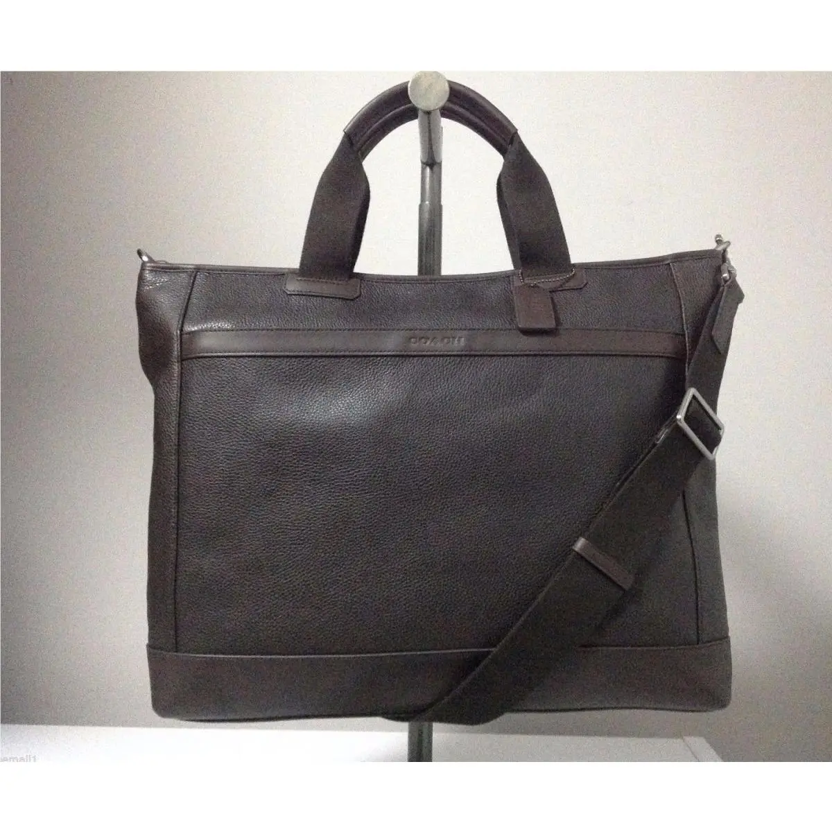 Coach Men`s Camden Leather Mahogany Supply Messenger Bag F71347