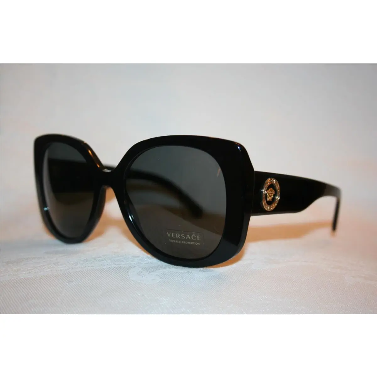 Versace Sunglasses VE4387 Black/grey Lenses GB1/87 56-19-140