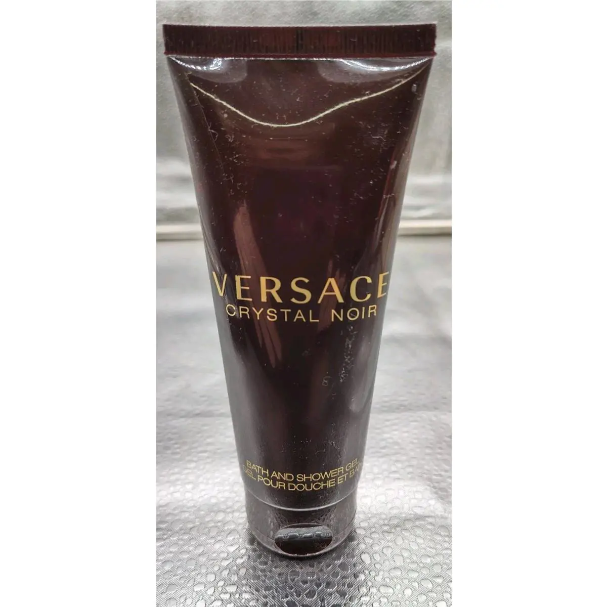 Versace Crystal Noir Perfumed Bath Shower Gel Full Size - 3.4 Oz.authentic