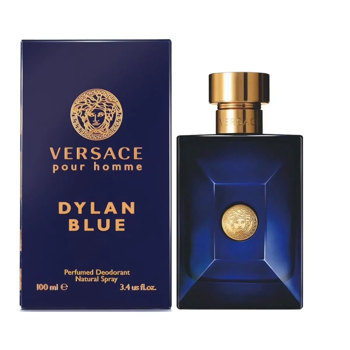 Dylan Blue For Men Eau de Toilette Spray 3.4 oz by Versace