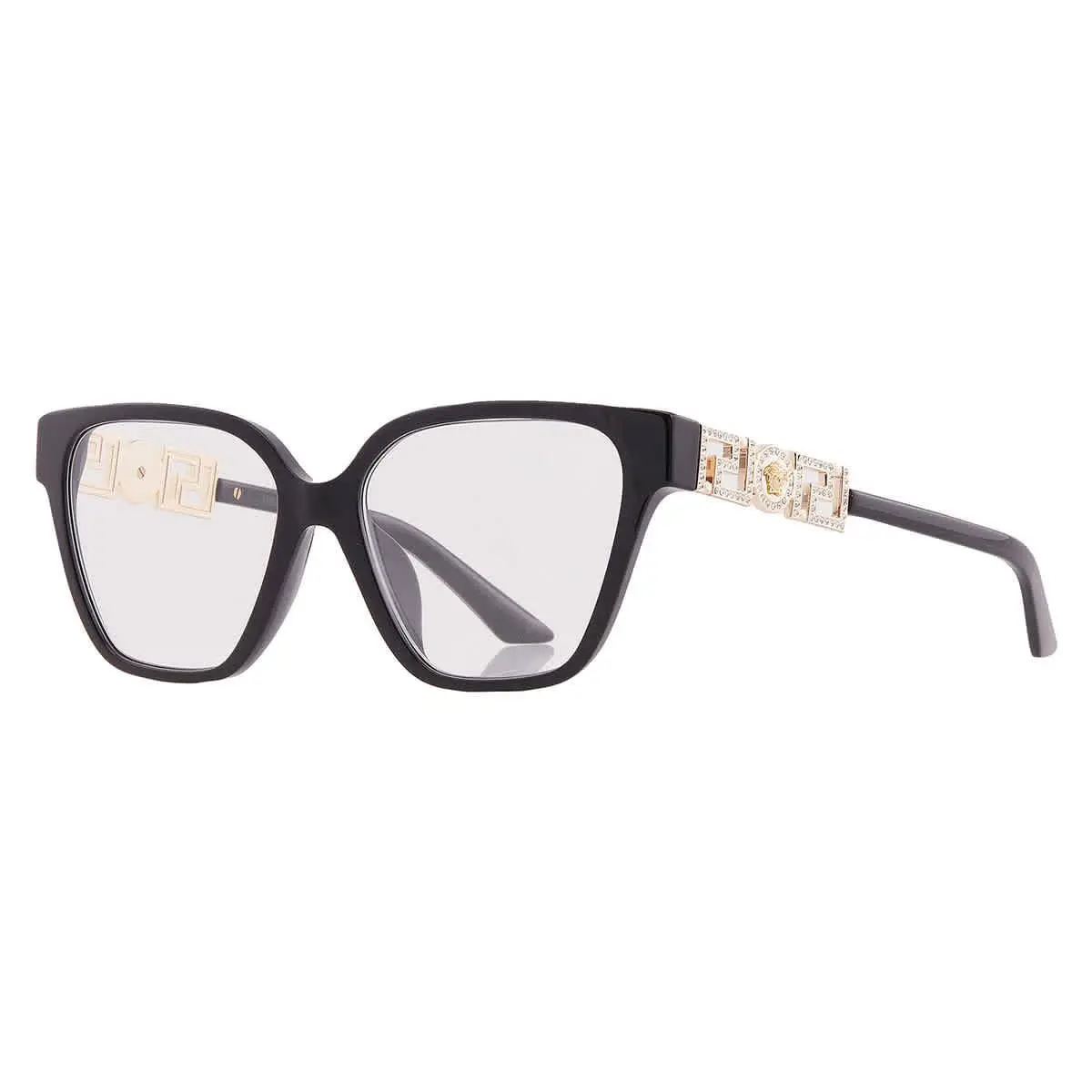 Versace Demo Square Ladies Eyeglasses VE3358BF GB1 54 VE3358BF GB1 54