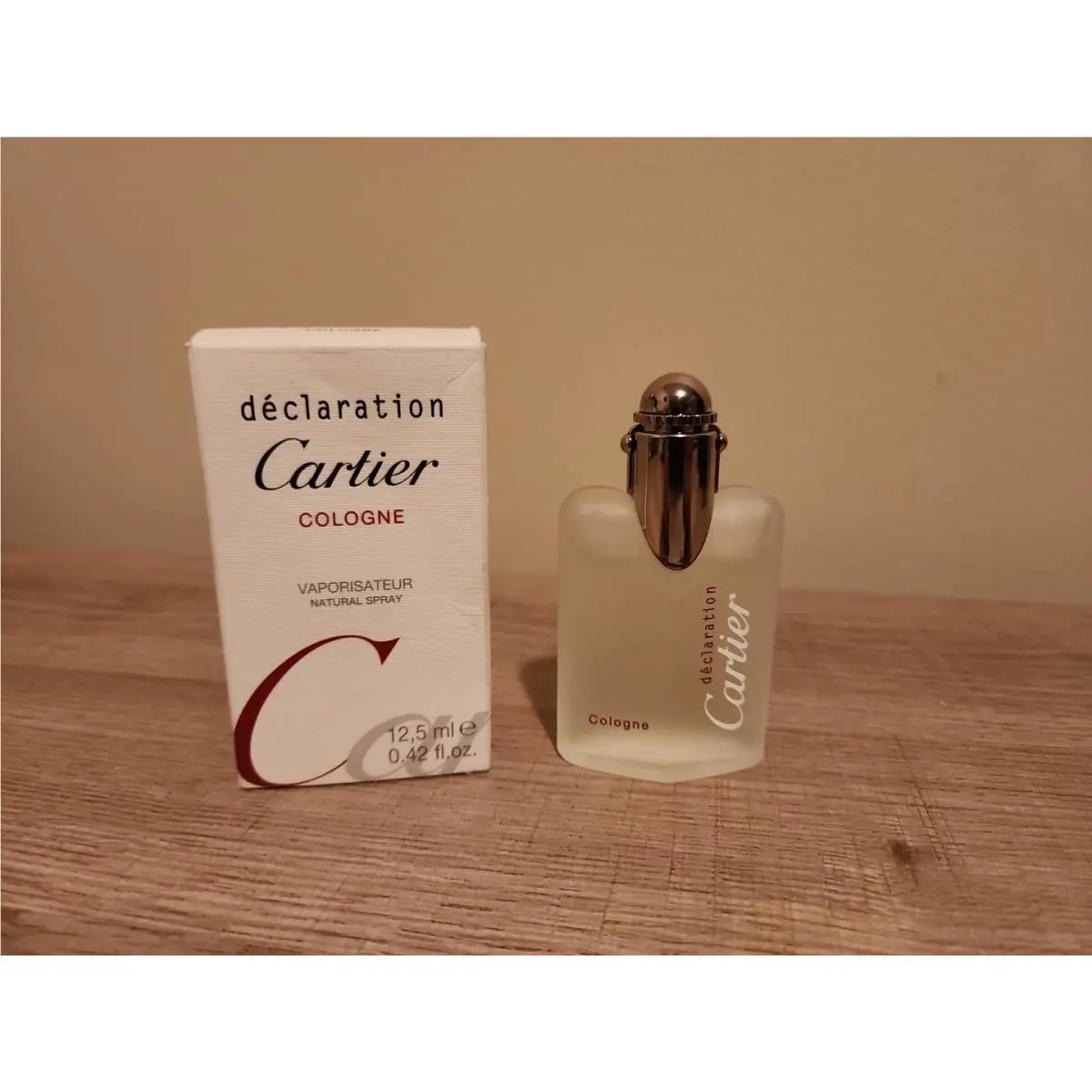 Declaration Cartier Cologne Edt Spray Size :: 12.5 ML /0.42 oz Travel Spy