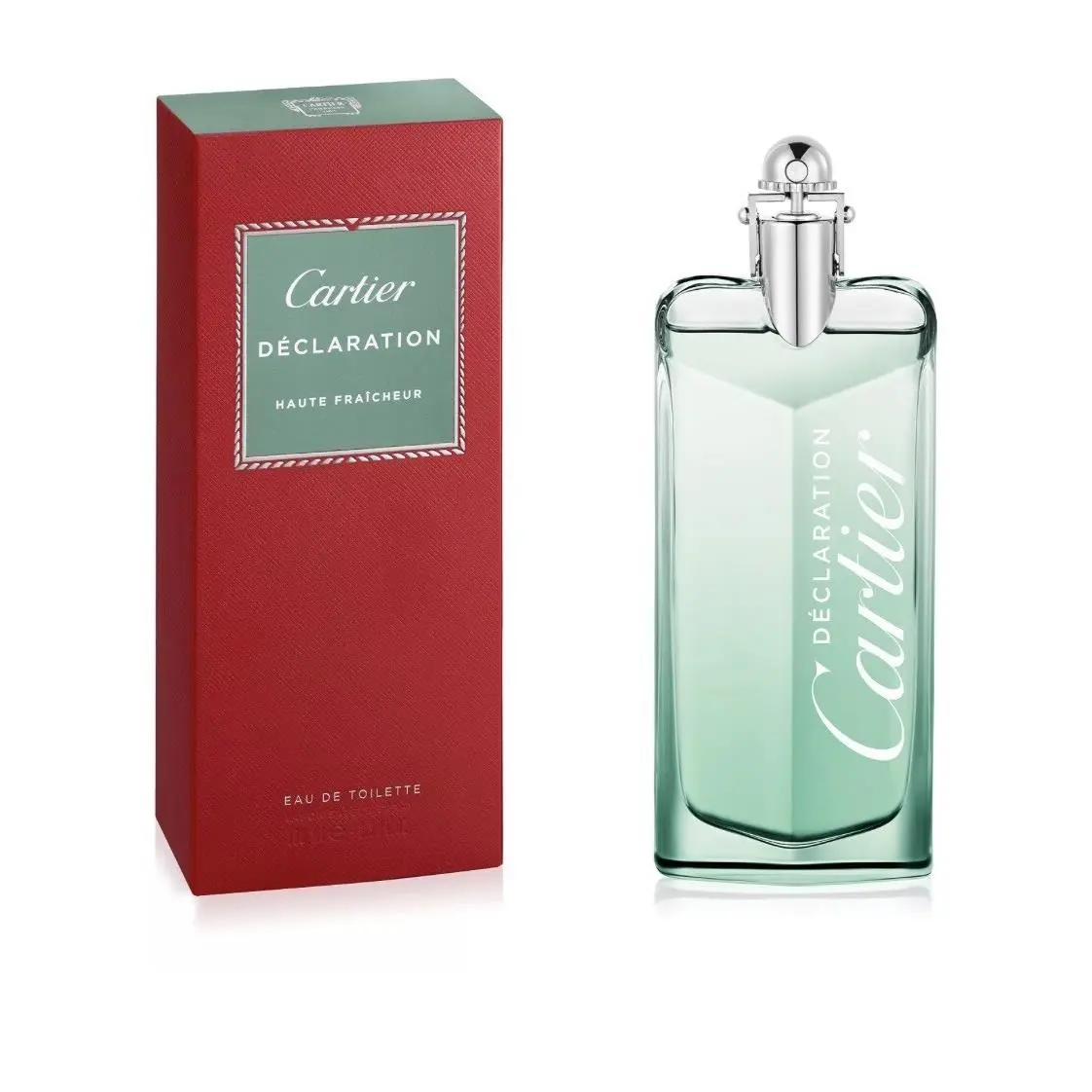 Men Cartier Déclaration Haute Fraîcheur Eau de Toilette Spray 3.3 OZ