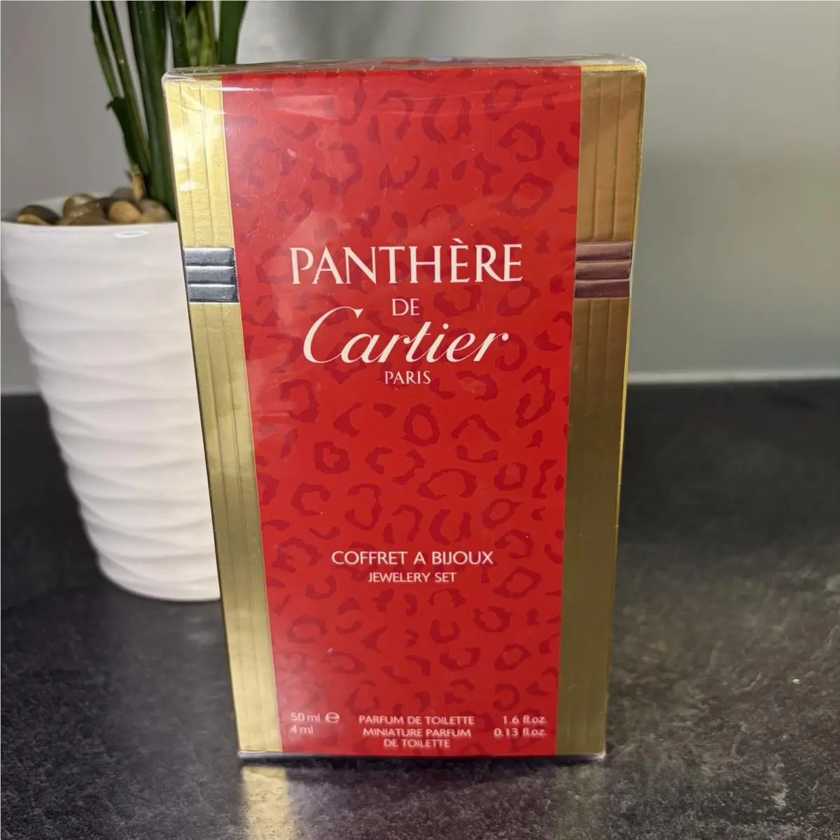 Panthere de  1.6 .13 oz Parfum de Toilette Jewelry Set Vintage by Cartier