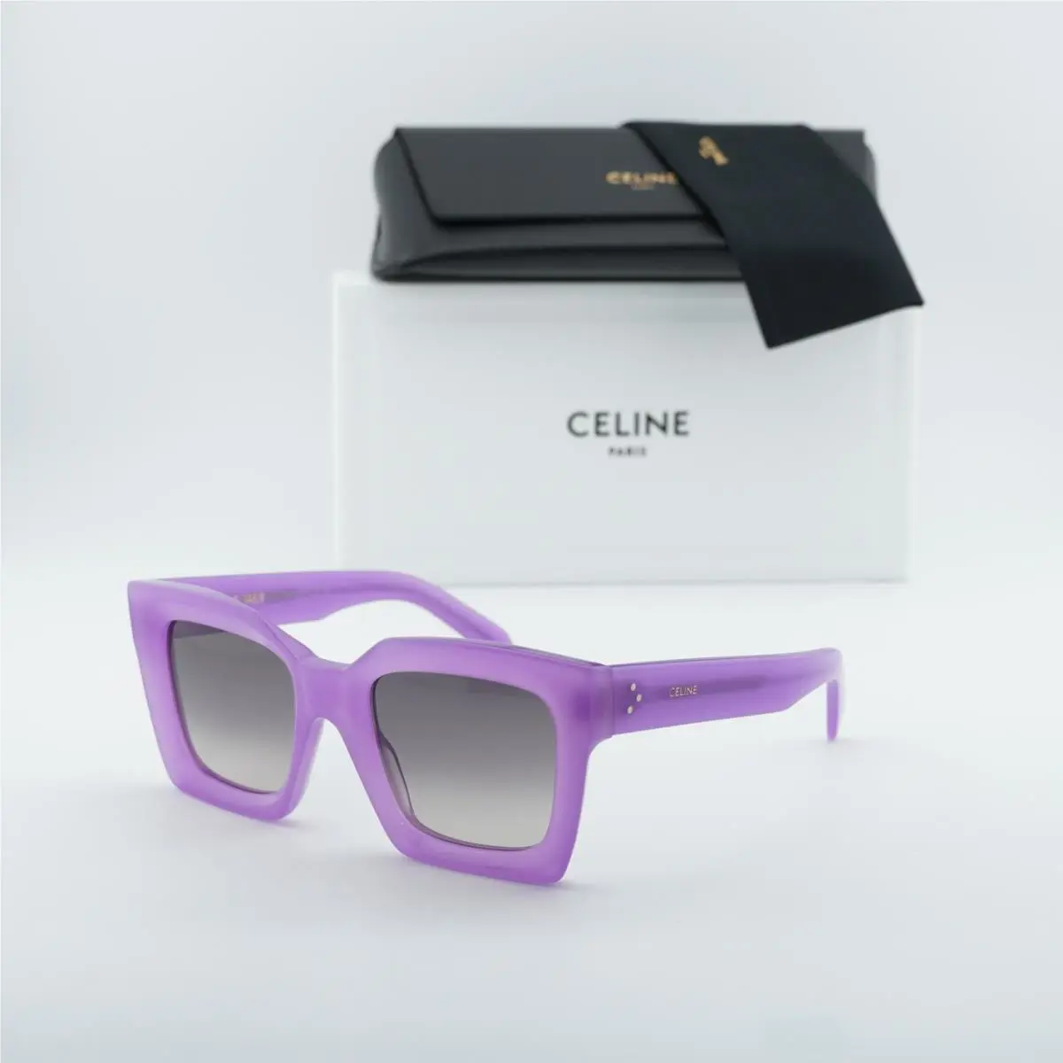 Celine CL40130I 78F Shiny Purple/brown Gradient 51-22-140 Sunglasses